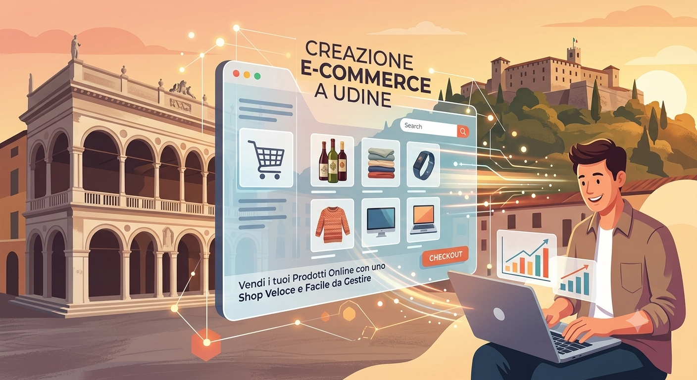 Creazione E-commerce a Udine: Vendi i tuoi Prodotti Online con uno Shop Veloce e Facile da Gestire